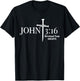 John 3 16 Devotional Team God Christian T-Shirt - T-Shirt | Black