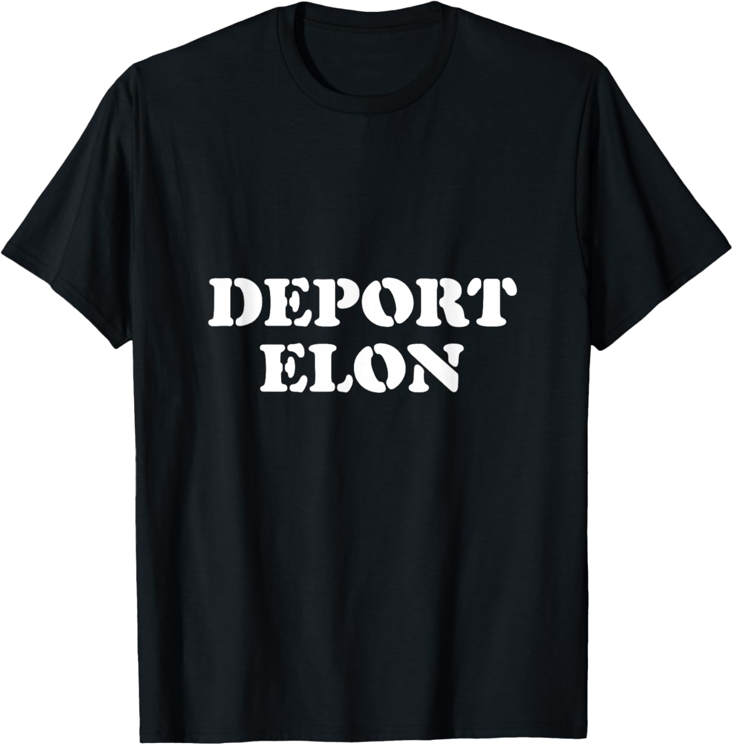 Adults Black Small Modern Classic Lightweight Short Sleeve Crew Collar Political T-Shirt - T-Shirt | Black
