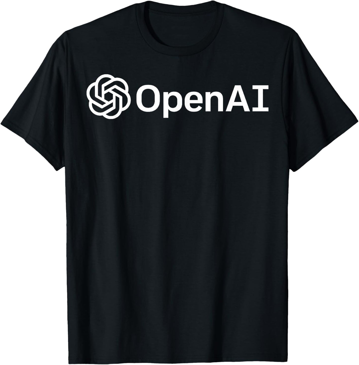 MathWare Geeky OpenAI Artificial Intelligence Computer Programmer Black T-Shirt - T-Shirt | Black