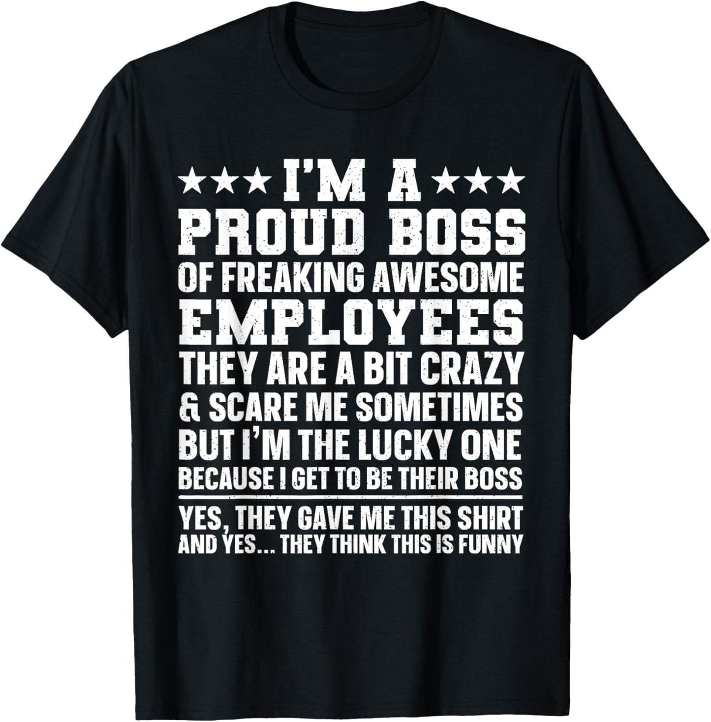 Funny Boss Art Women Dad Mom Boss Appreciation Day T-Shirt - T-Shirt | Black