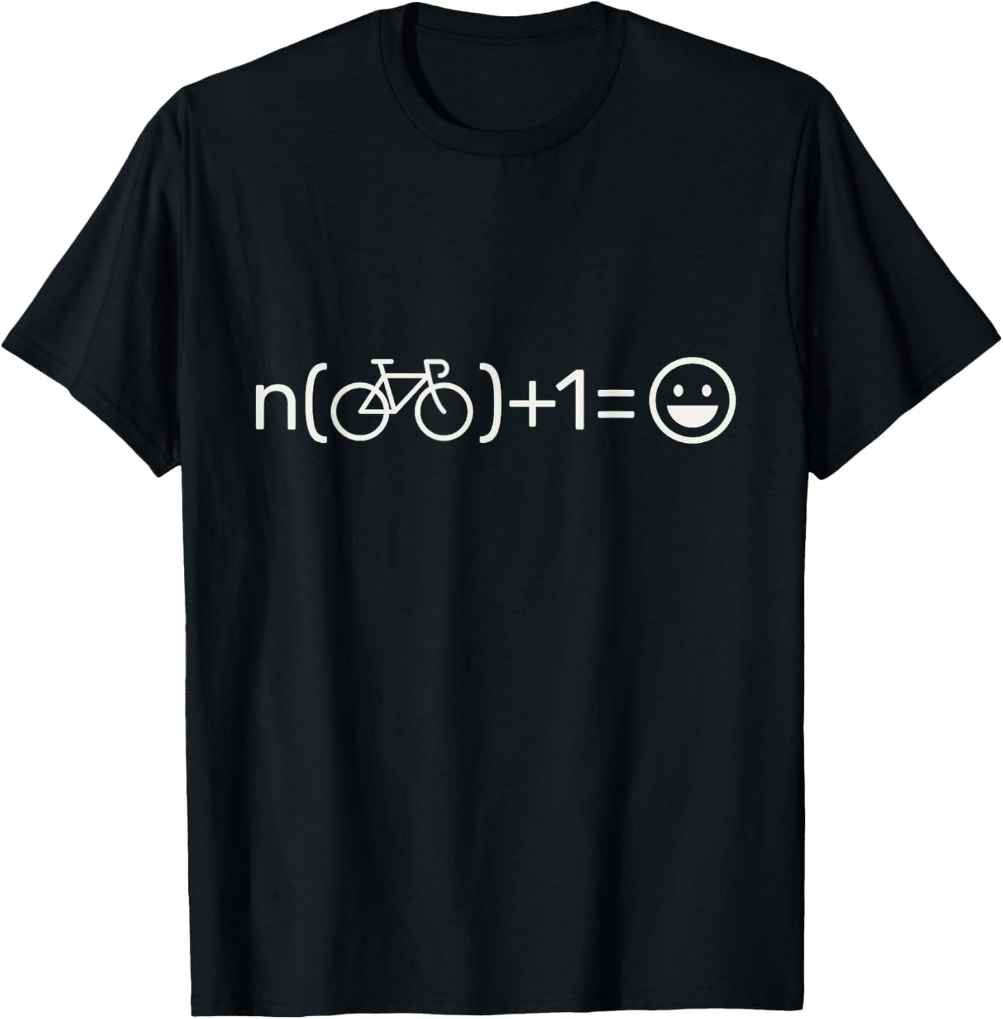 Happiness is n+1 Bike Away T-Shirt - T-Shirt | Black