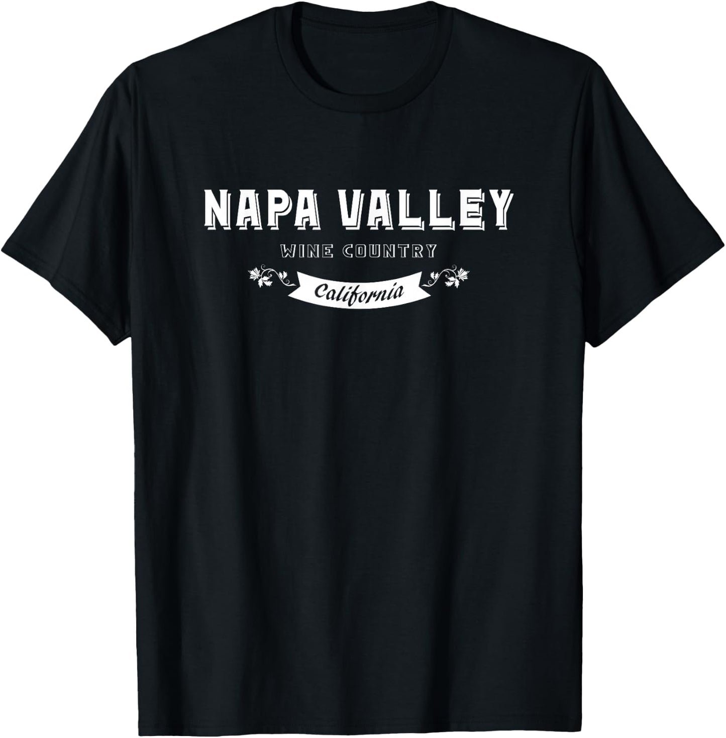 Napa Valley Wine Country California Wineries Shirt T-Shirt - T-Shirt | Black