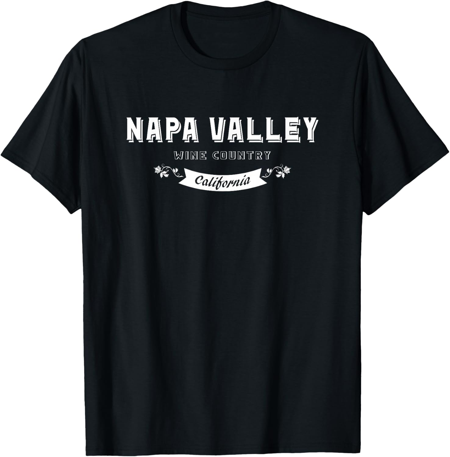Napa Valley Wine Country California Wineries Shirt T-Shirt - T-Shirt | Black