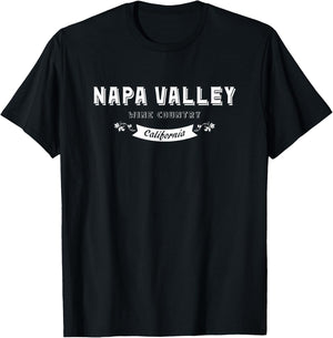 Napa Valley Wine Country California Wineries Shirt T-Shirt - T-Shirt | Black