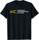 American International College AIC Institutional Logo T-Shirt - T-Shirt | Black