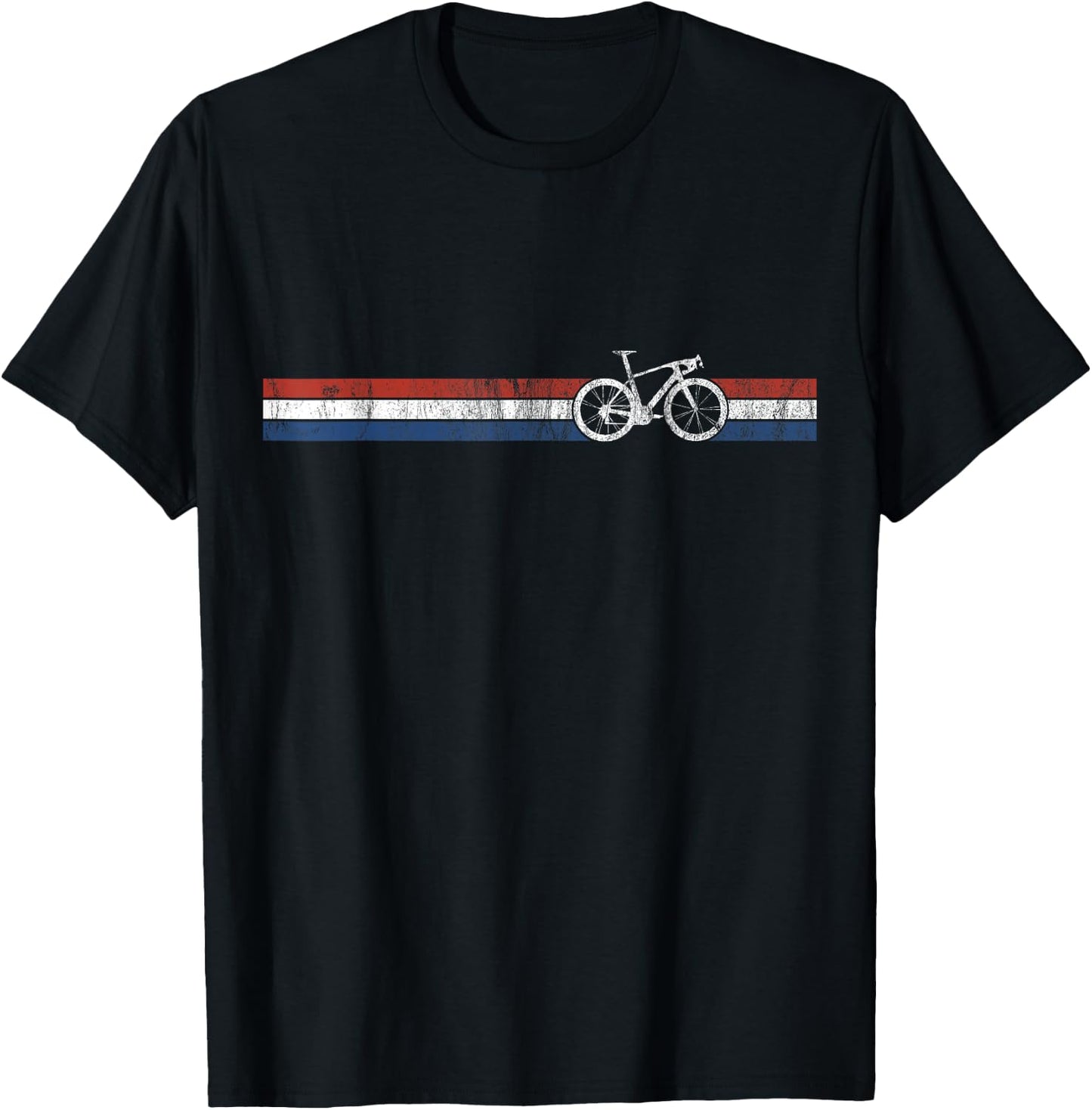 Cyclist Flag Netherlands Design Dutch Bike Racing T-Shirt - T-Shirt | Black