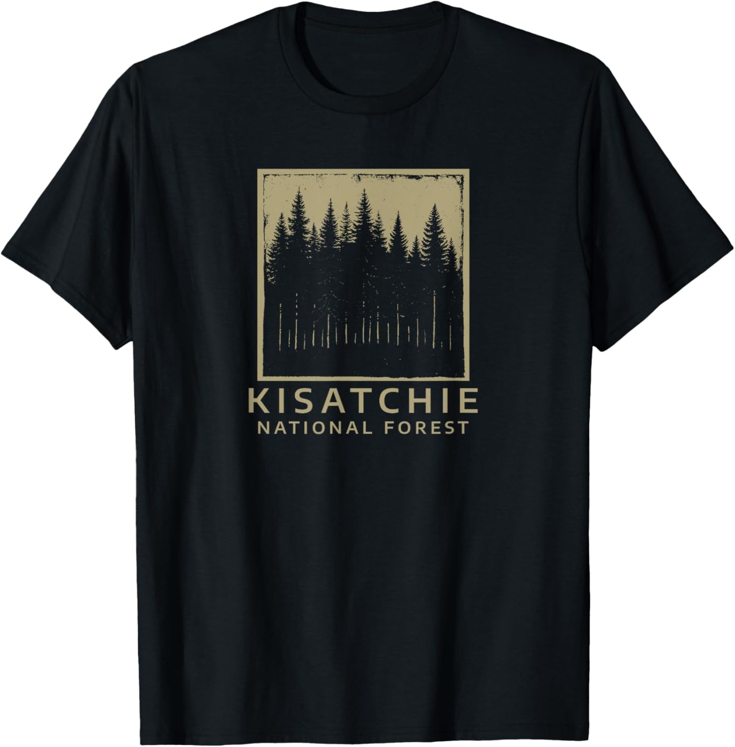Kisatchie National Forest T-Shirt - T-Shirt | Black