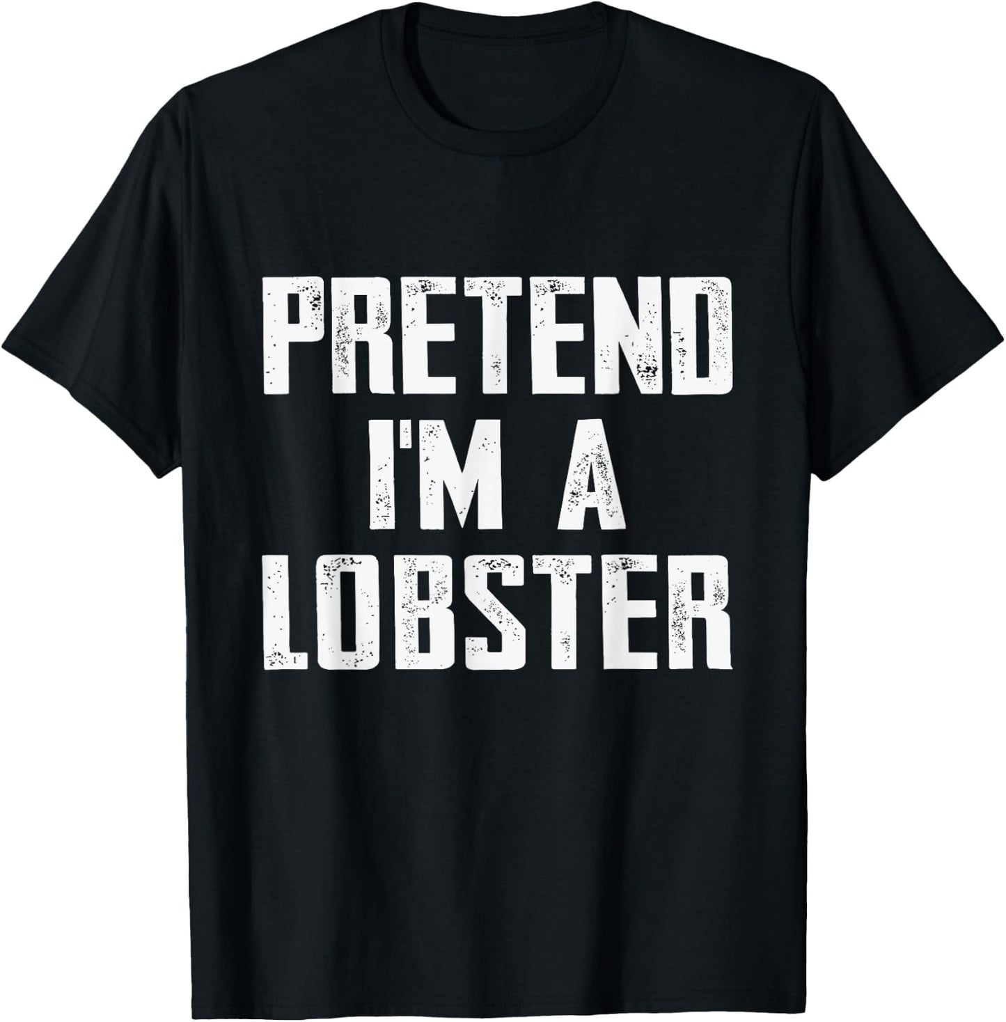 Lobster Costume Kids Boys Funny Easy Costume For Halloween T-Shirt - T-Shirt | Black