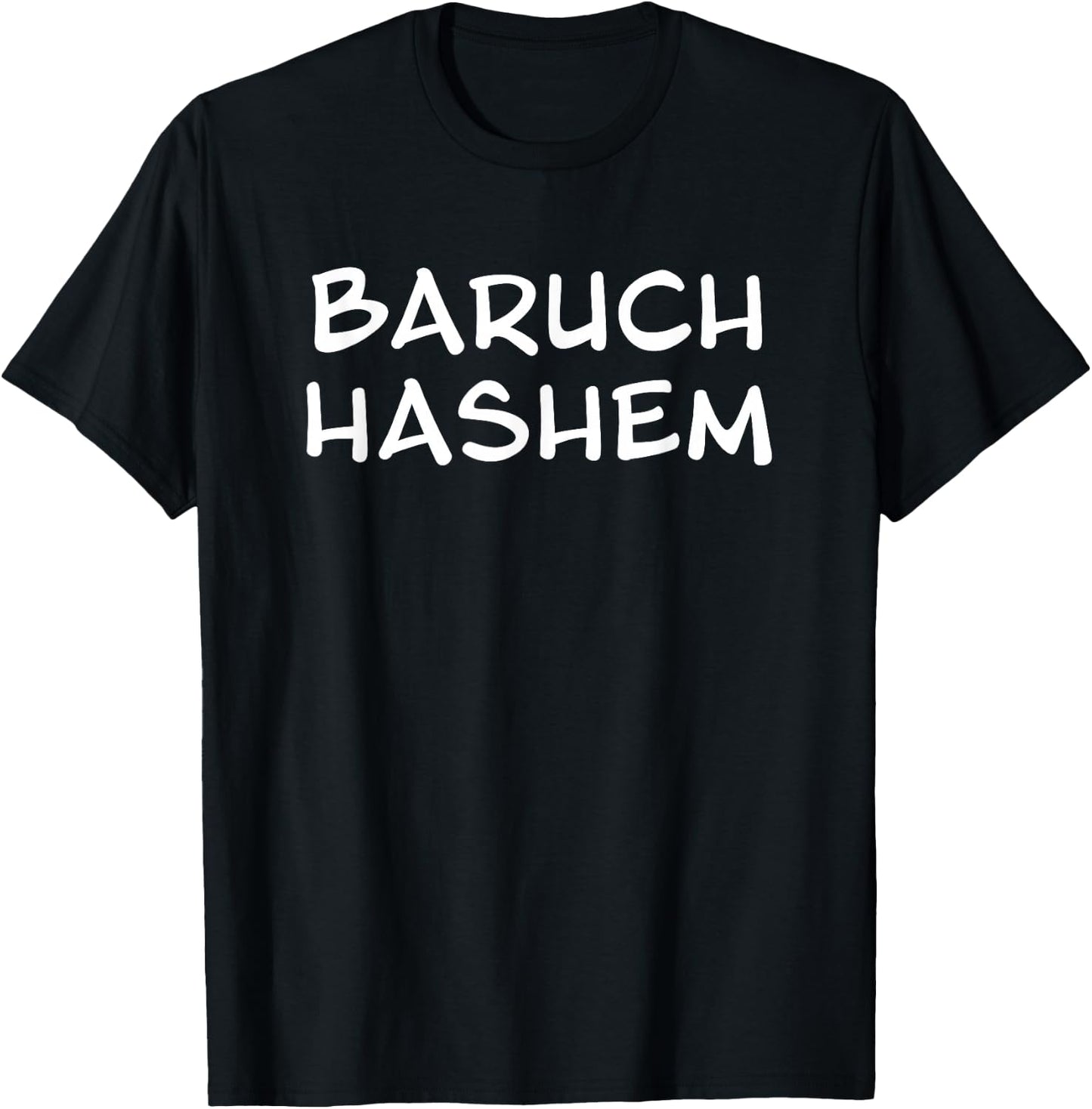Baruch Hashem T-Shirt - T-Shirt | Black