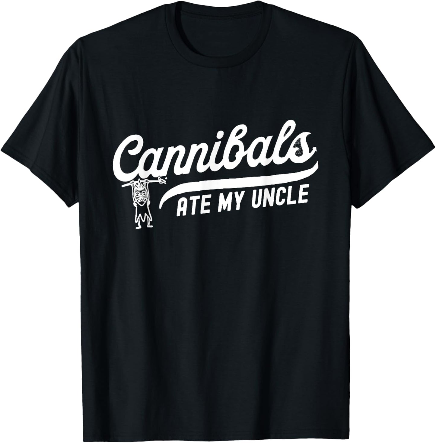 Retro Cannibals ate my uncle shirt Funny Joe Biden's T-Shirt - T-Shirt | Black