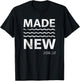 Christian Baptism Adult Christian Bible Verse Made New T-Shirt - T-Shirt | Black