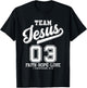 Christian - Team Jesus 03 Faith Hope Love T-Shirt - T-Shirt | Black