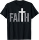 Christian Christ Religious Women Men Faith Cross T-Shirt - T-Shirt | Black