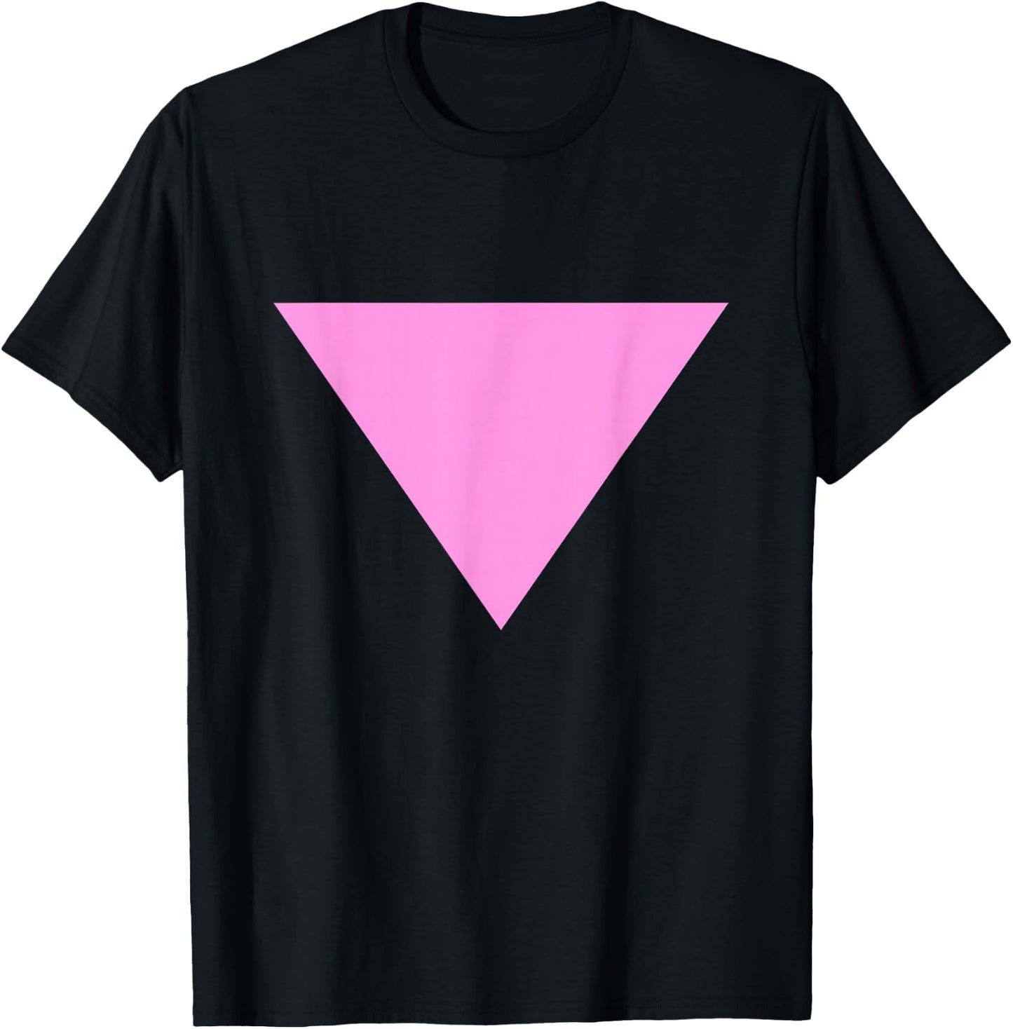 Pink Triangle T-Shirt - T-Shirt | Black