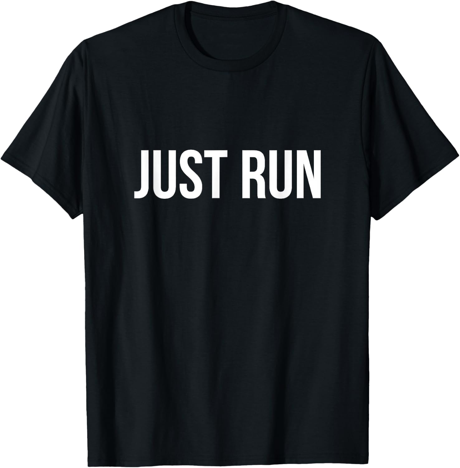 Just Run T-Shirt - T-Shirt | Black