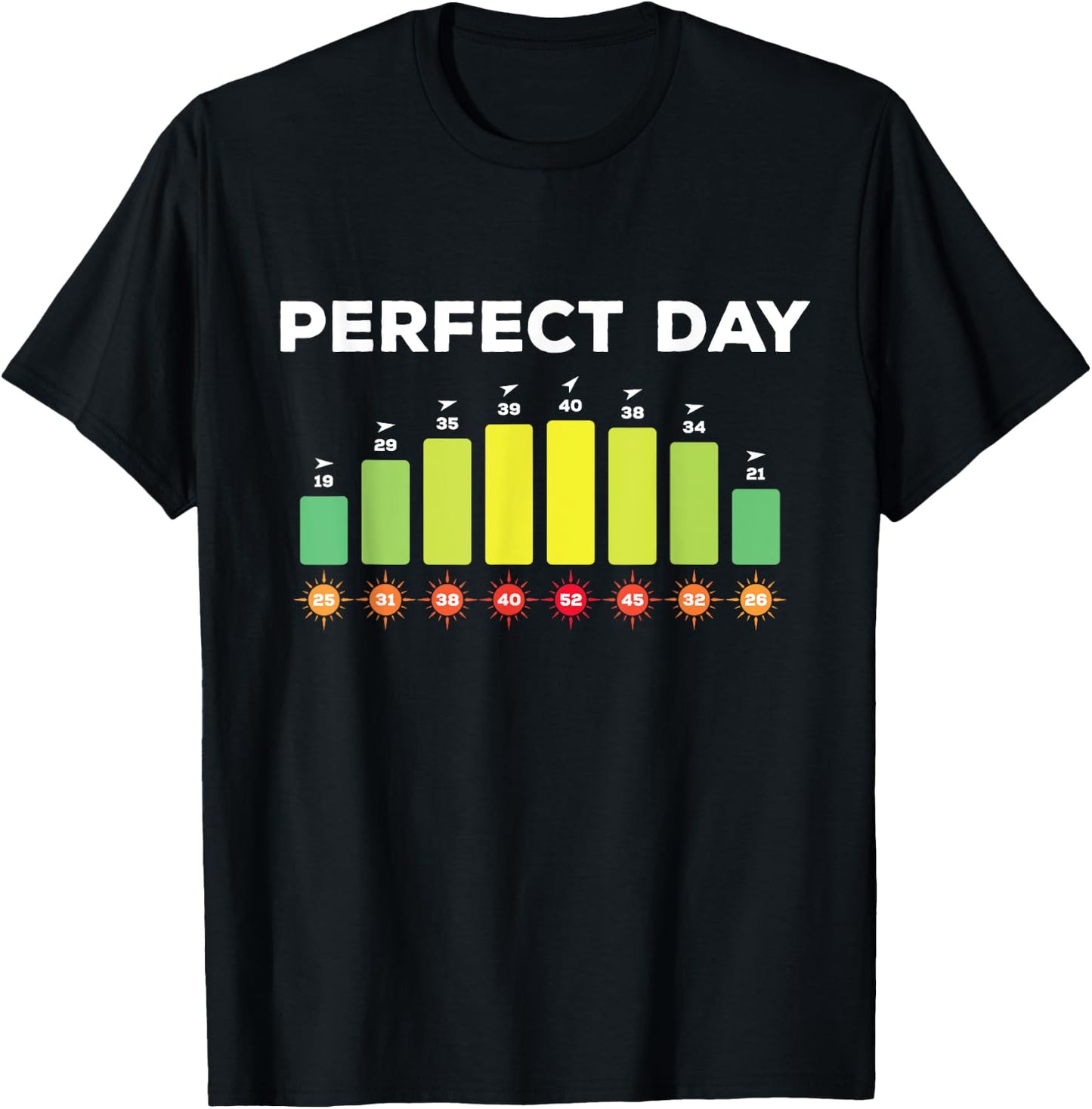 Surfing wind - perfect wind summer windsurfing kitesurfing T-Shirt - T-Shirt | Black