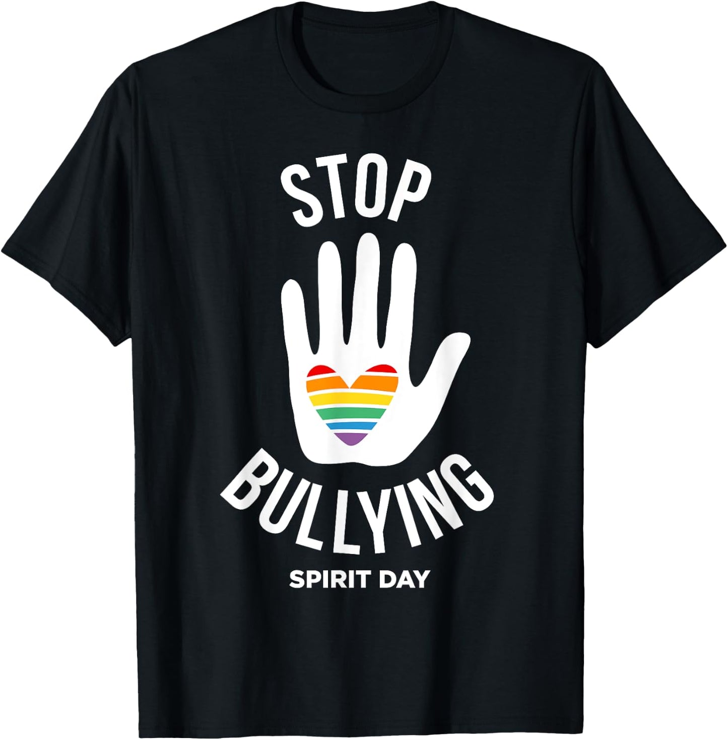 Unity Day Purple Kids Anti Bullying Stop Bullying Spirit Day T-Shirt - T-Shirt | Black