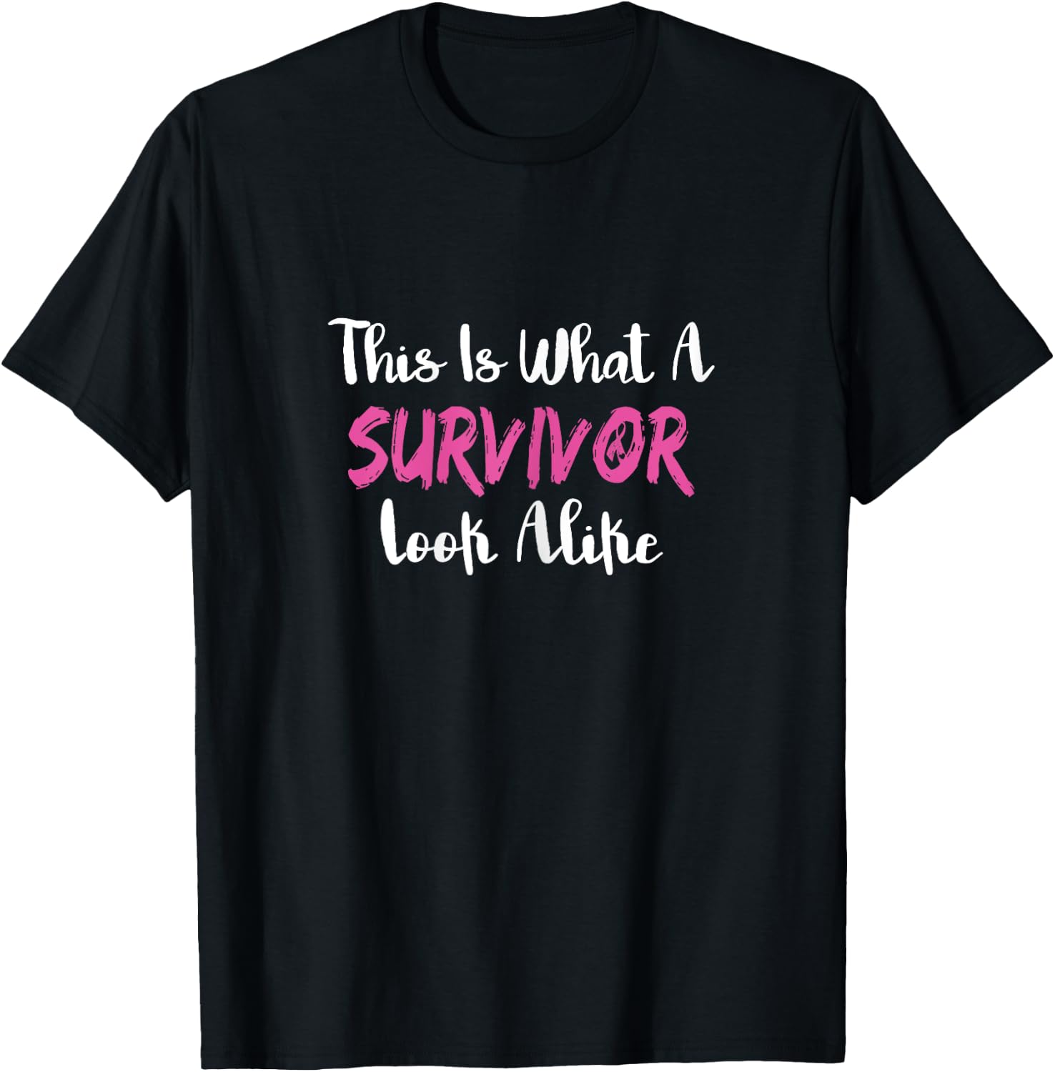 Women Cancer Survivor Women Gift Breast Cancer T-Shirt - T-Shirt | Black