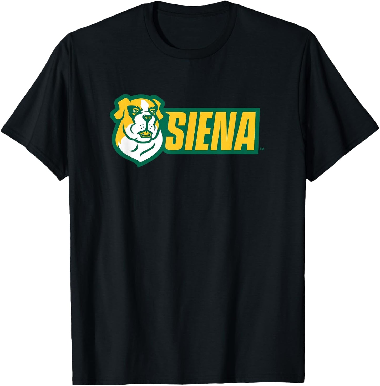 Siena College Saints - St. Bernard Logo T-Shirt - T-Shirt | Black