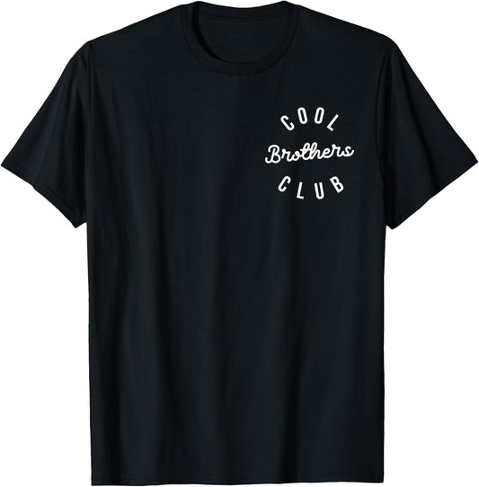 Cool Bro Club, Retro Groovy Big brother T-Shirt - T-Shirt | Black