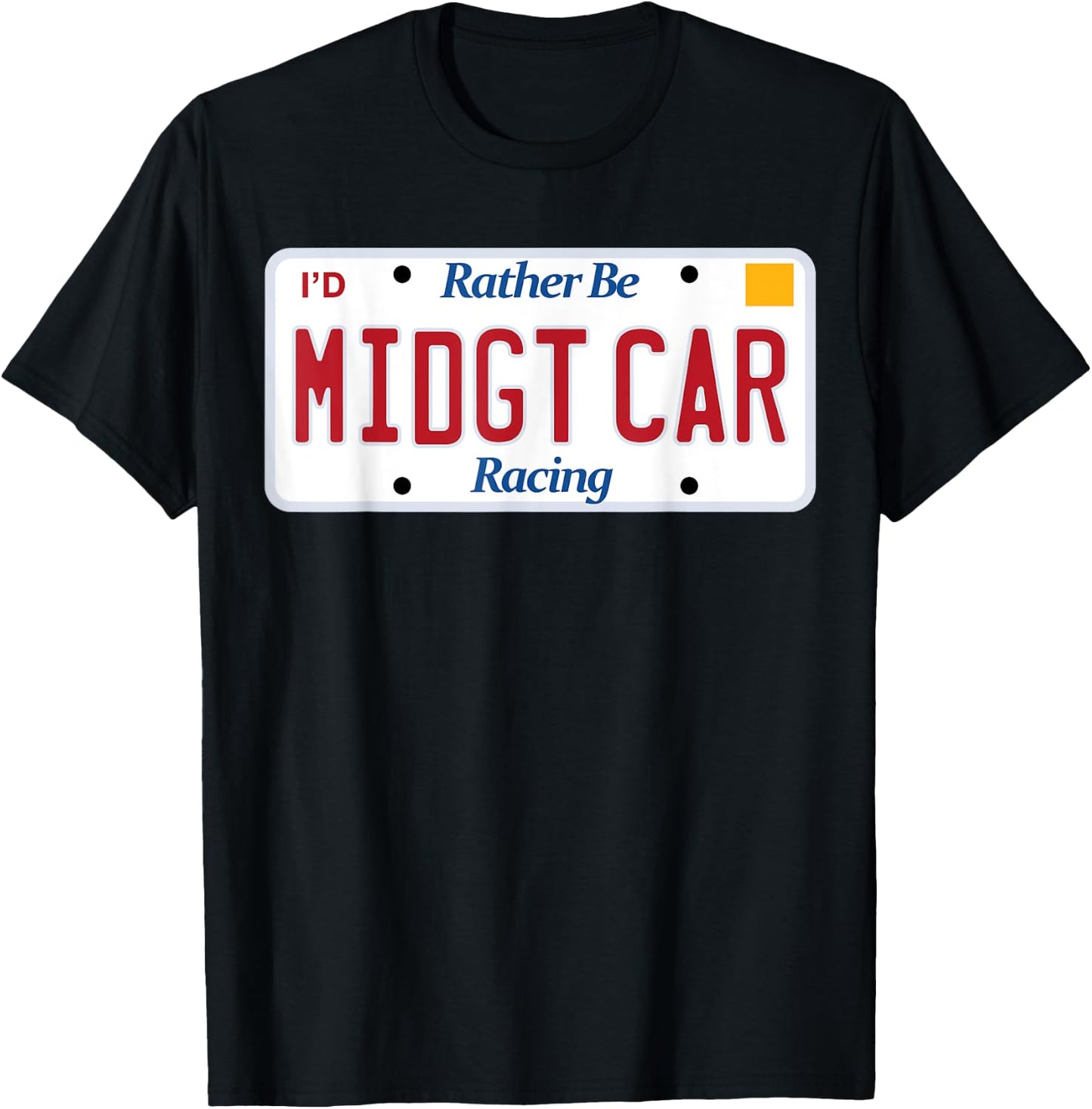 Midget Car Racing ; rather be racing ; race T-Shirt - T-Shirt | Black