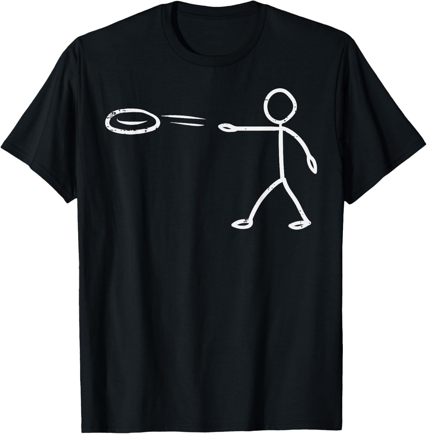 Disc Golf Funny Frisbee Frolf Men Women Kids T-Shirt - T-Shirt | Black