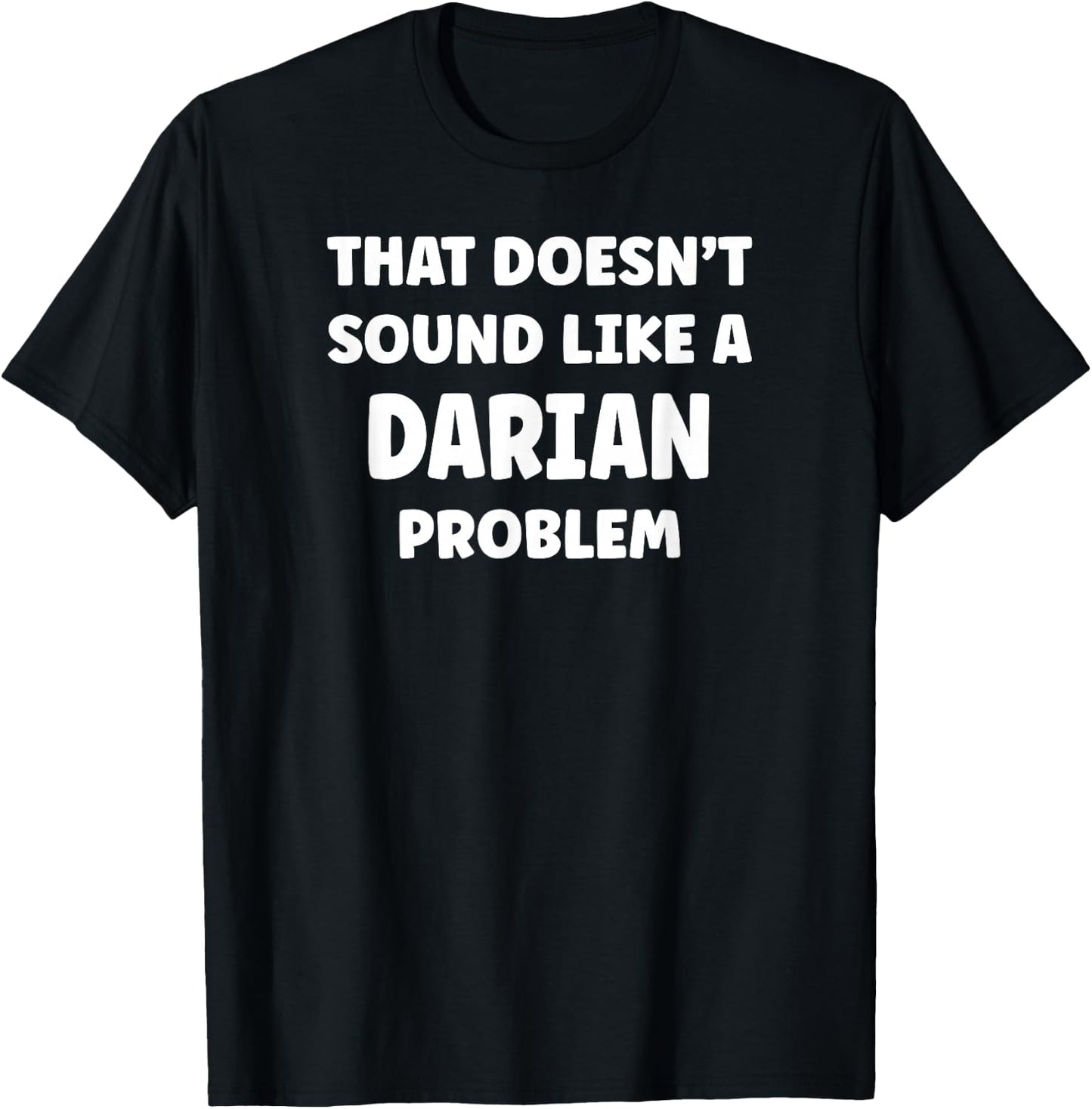 DARIAN Personalized Custom Boys DARIAN Name T-Shirt - T-Shirt | Black