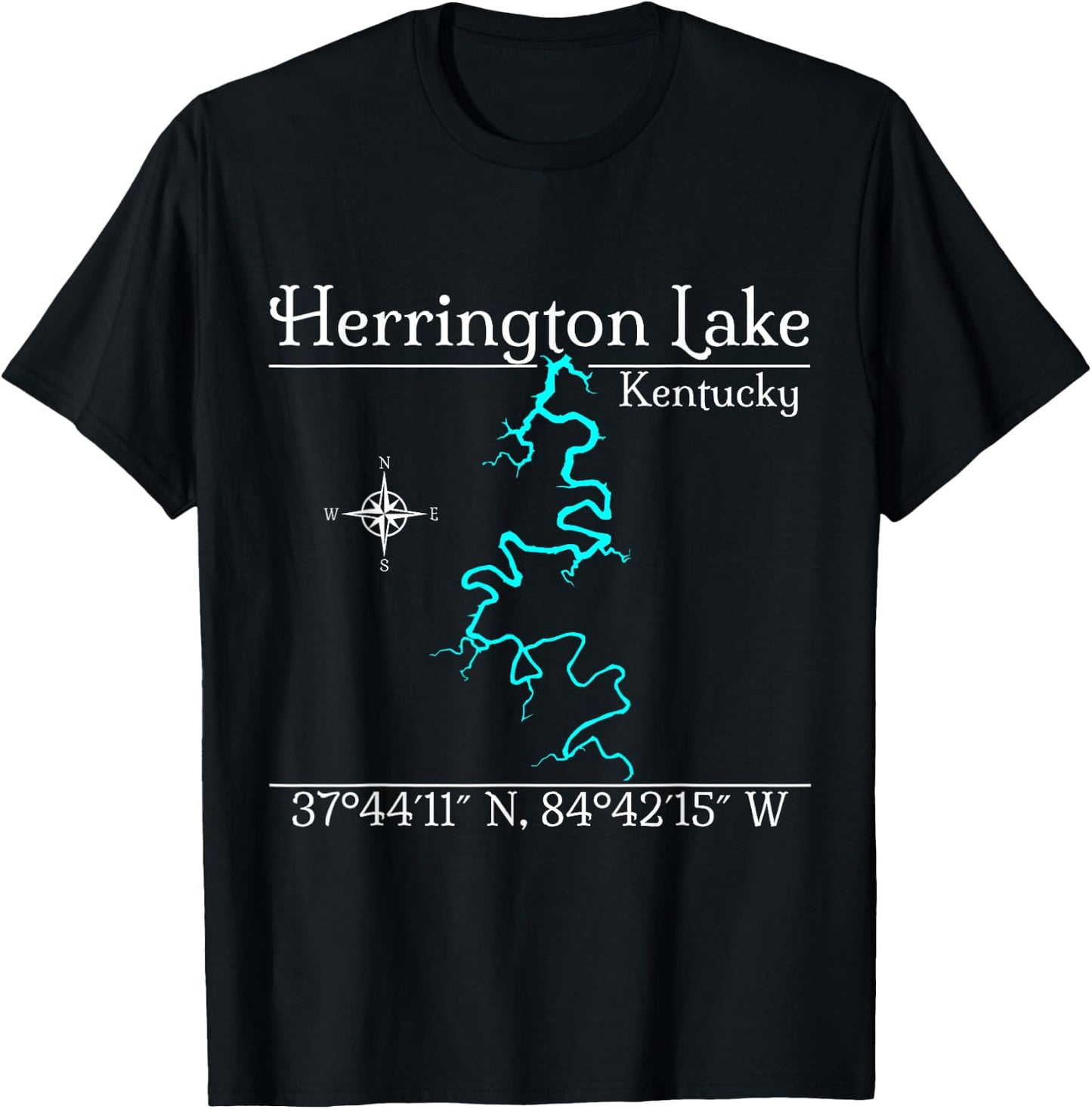 Herrington Lake, Kentucky T-Shirt - T-Shirt | Black