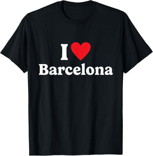 I love Barcelona T-Shirt - T-Shirt | Black