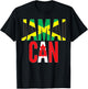 Canadian Born Jamaican Root - Jamaica Canada Flag Themed T-Shirt - T-Shirt | Black