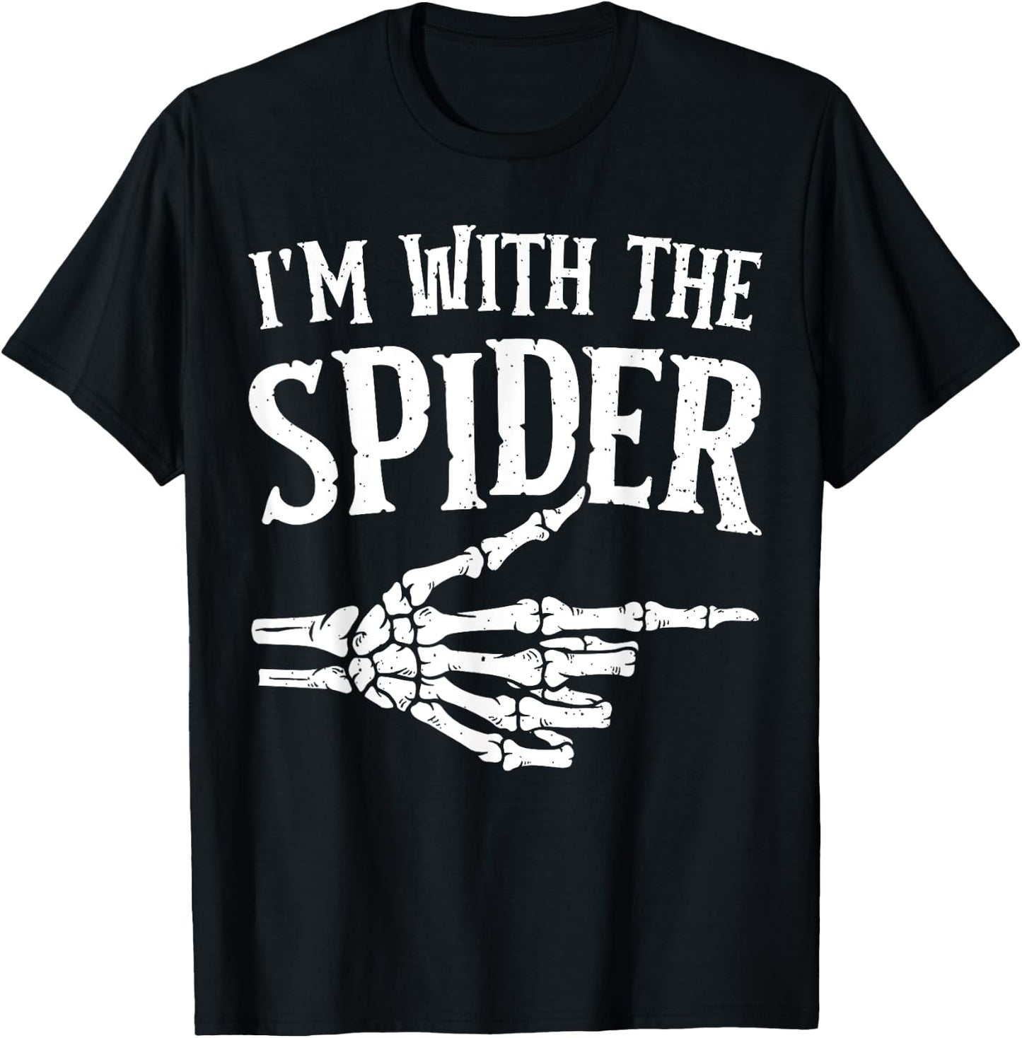 I'm with the Spider Funny Halloween Costume T-Shirt - T-Shirt | Black