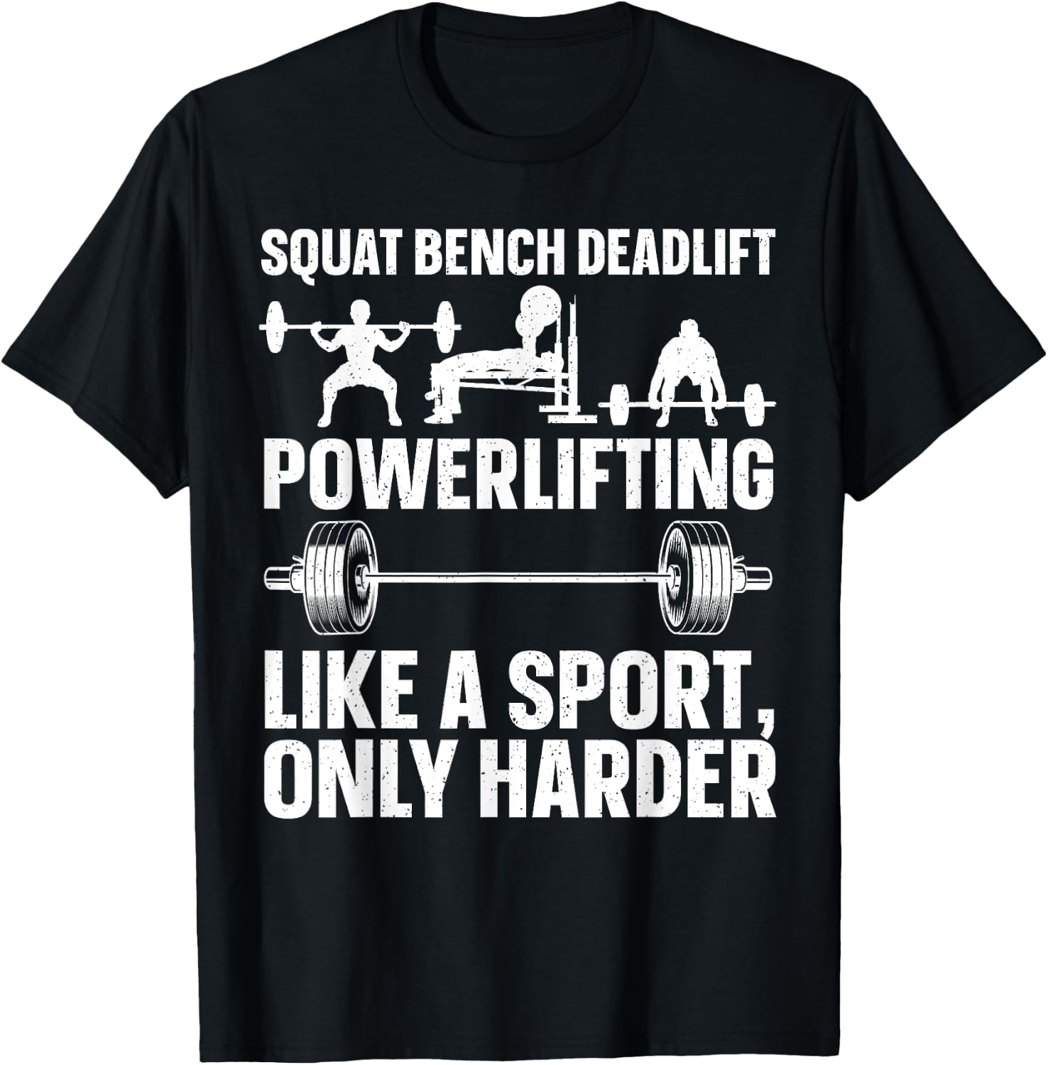 Powerlifting Design Women Weightlifter Power Lifting T-Shirt - T-Shirt | Black