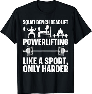 Powerlifting Design Women Weightlifter Power Lifting T-Shirt - T-Shirt | Black