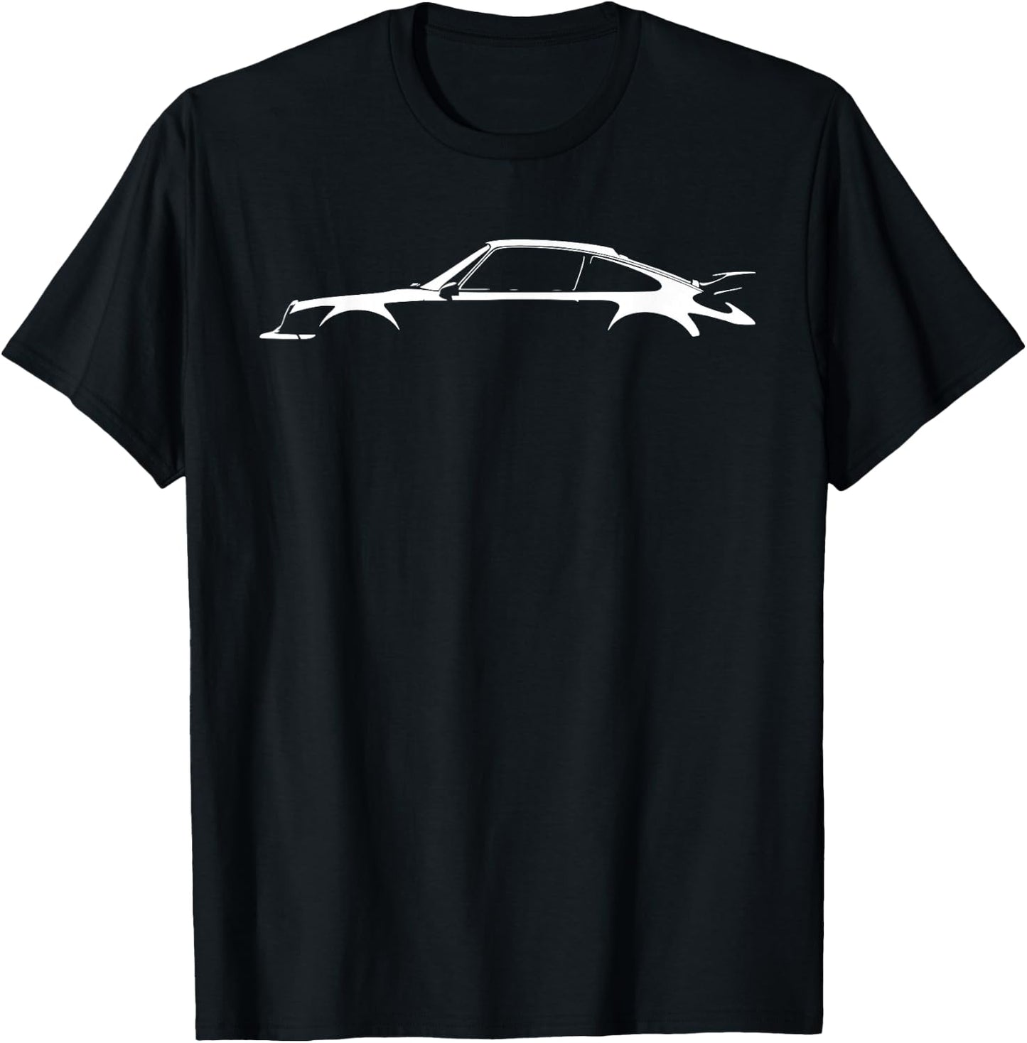 Legendary Racing Sports Car Iconic Racing Car Silhouette T-Shirt - T-Shirt | Black