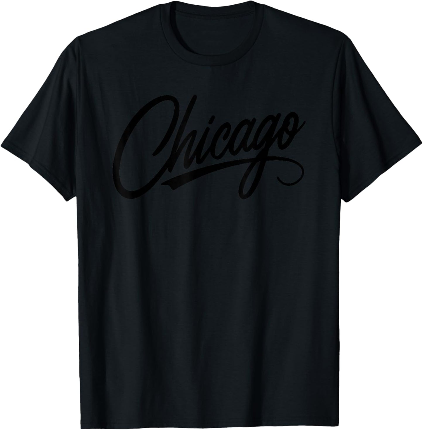 Chicago City Vintage Souvenir Illinois T-Shirt - T-Shirt | Black