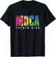Moca City in Puerto Rico, Moca Flag T-Shirt - T-Shirt | Black