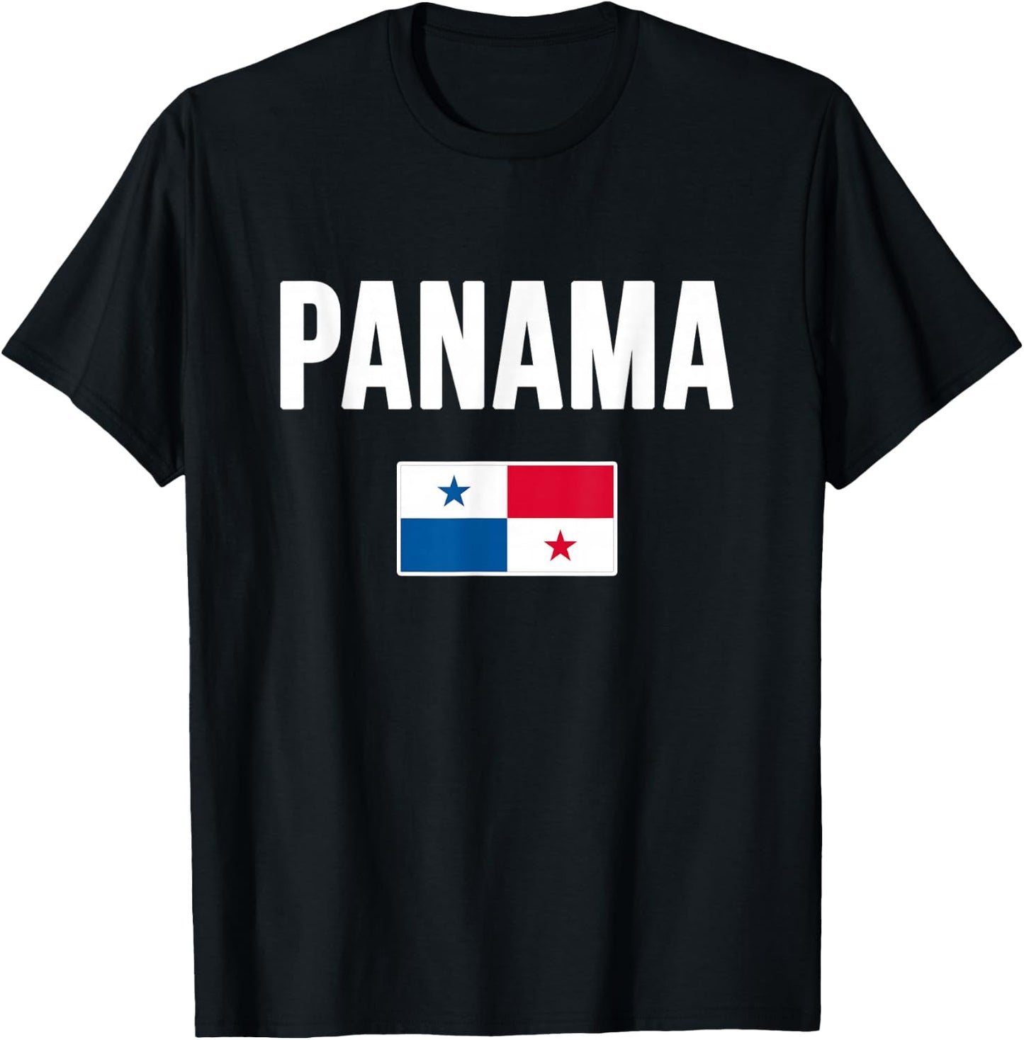 Panama Panamanian Flag T-Shirt - T-Shirt | Black
