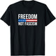 Freedom Not Fascism - Black Classic Fit Sleeveless - -Adults - Small T-Shirt - T-Shirt | Black