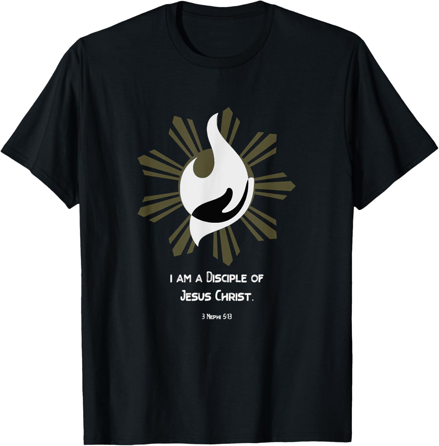 Christian Disciple Of Jesus Christ Gospel LDS YW YM Theme T-Shirt - T-Shirt | Black