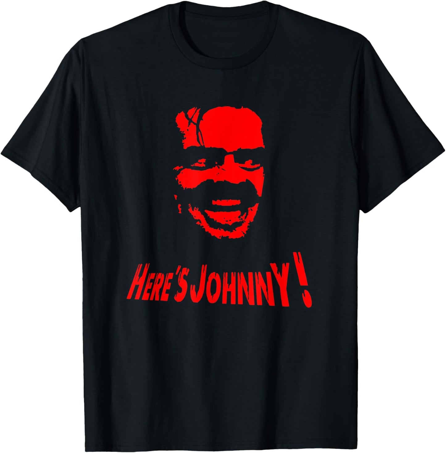 Halloween awesome (Here's Johnny) T-Shirt - T-Shirt | Black
