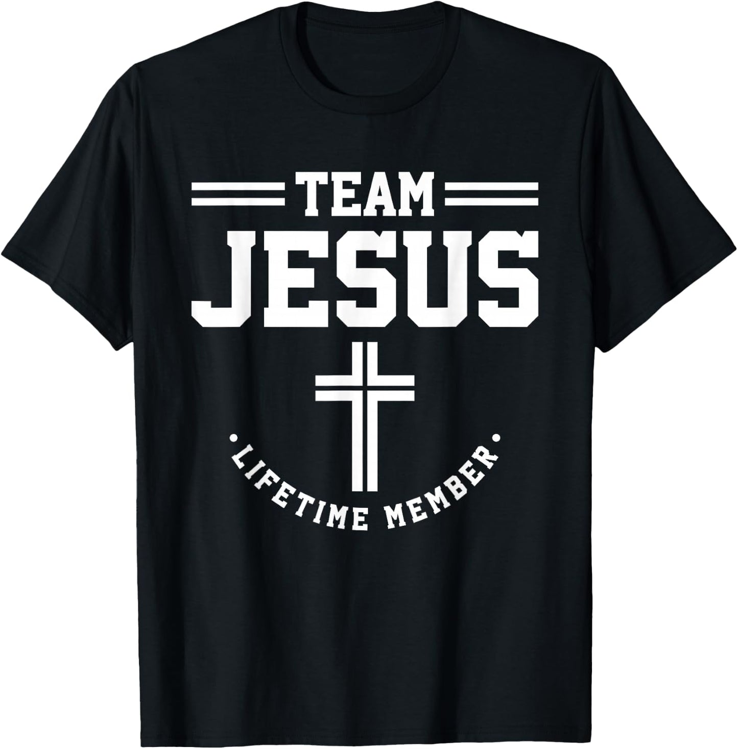 Christian - Team Jesus 03 Faith Hope Love T-Shirt - T-Shirt | Black
