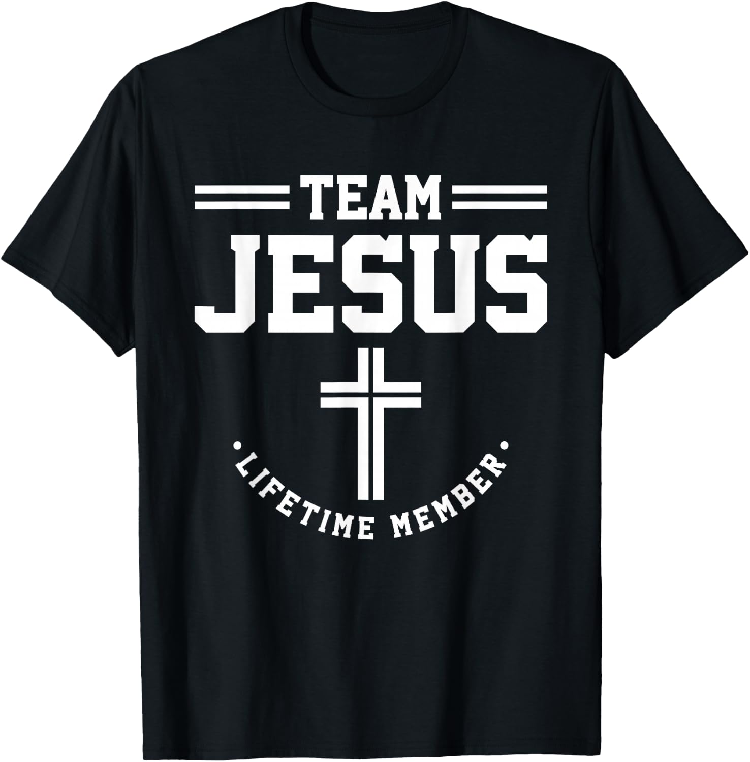 Christian - Team Jesus 03 Faith Hope Love T-Shirt - T-Shirt | Black