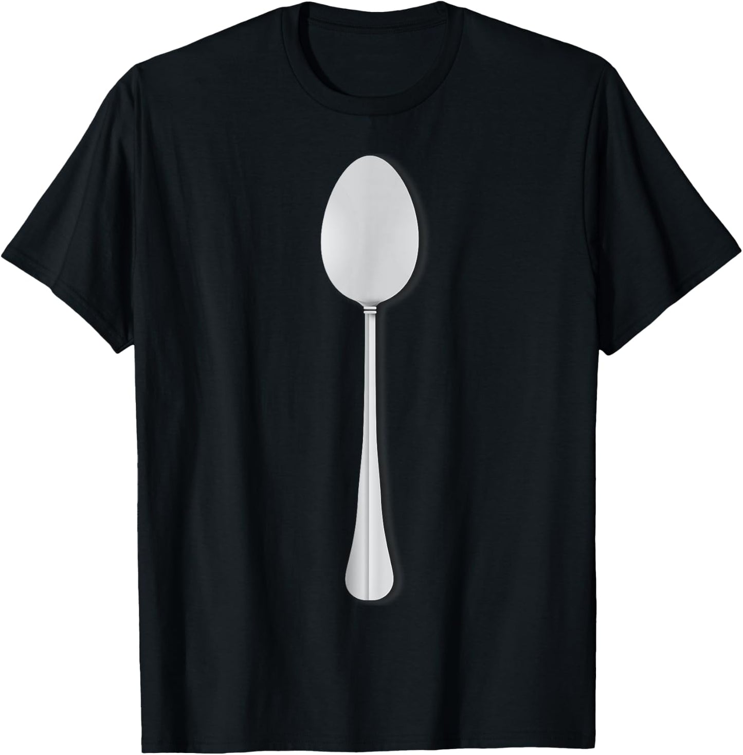 Funny Halloween Party Spoon Costume Couple Matching T-Shirt - T-Shirt | Black