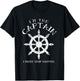 Im the Captain I Make Ship Happen Funny Boating Gift Boat T-Shirt - T-Shirt | Black