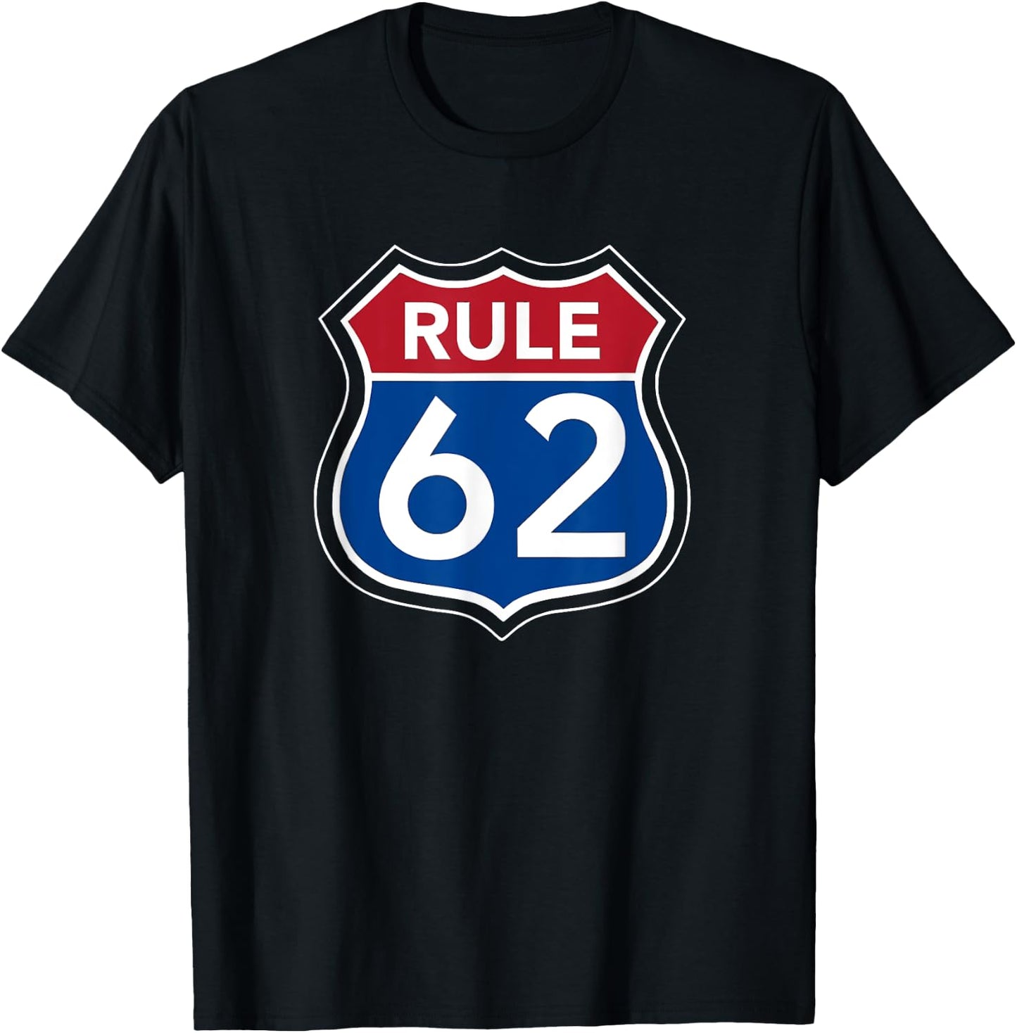 RULE 62 Alcoholics AA Anonymous Living In Sobriety Recovery T-Shirt - T-Shirt | Black