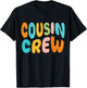 Cousin Crew 2025 Vacation Family Kid Boy Girl Toddler Match T-Shirt - T-Shirt | Black