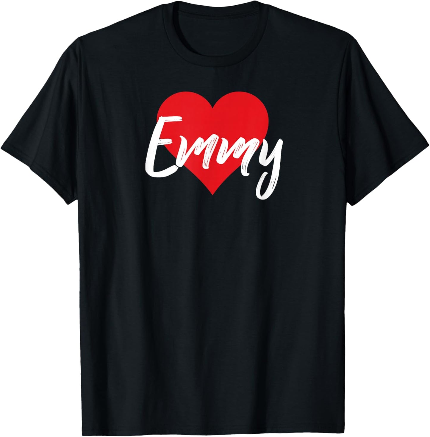 I Love Emmy First Name I Heart Named T-Shirt - T-Shirt | Black