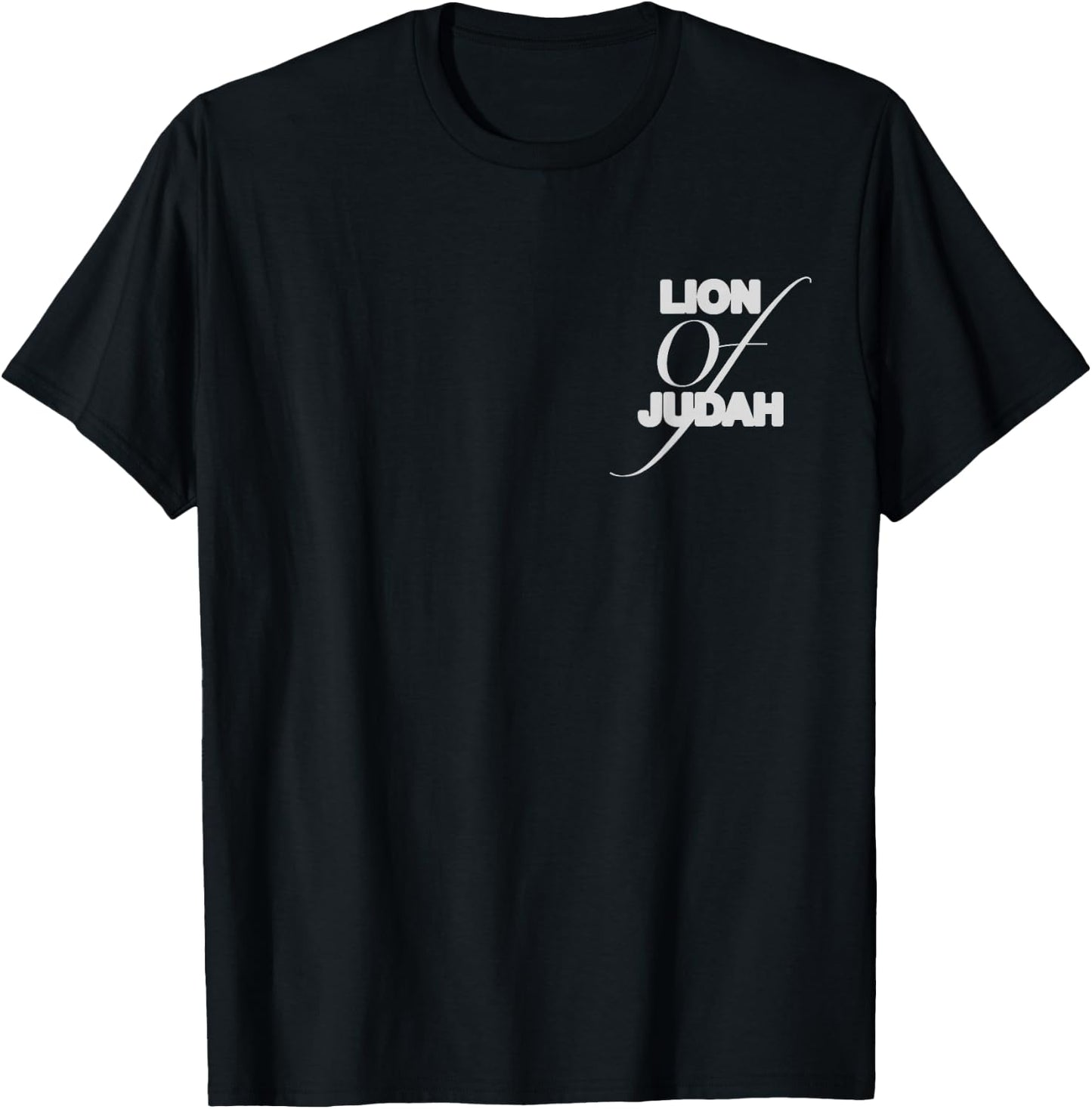 Lion Of Judah T-Shirt - T-Shirt | Black