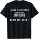 Rotisserie Chicken Barcode Scan, Funny Video T-Shirt - T-Shirt | Black