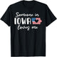Someone In Iowa Loves Me Hawkeye State T-Shirt - T-Shirt | Black